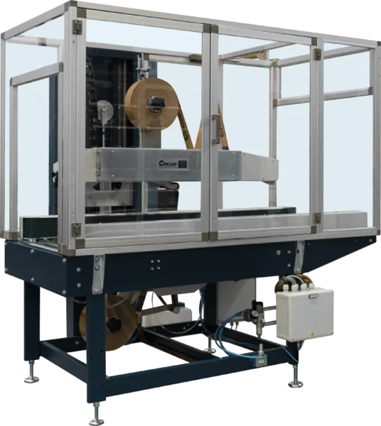 Zumet Matic-X automated taping machine for efficient case sealing.
