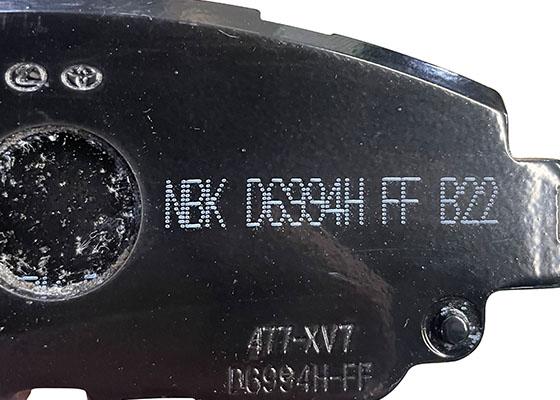white ink metal part