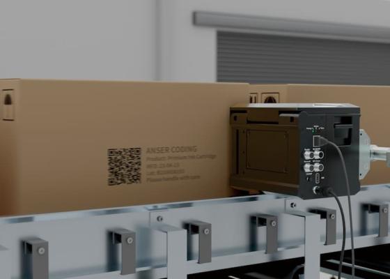 Anser A1 Thermal Printer in an assembly line
