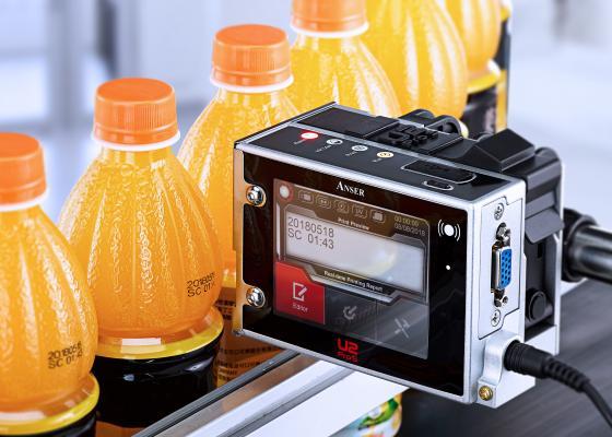 Anser U2 Pro-S Printing on Plastic Bottles