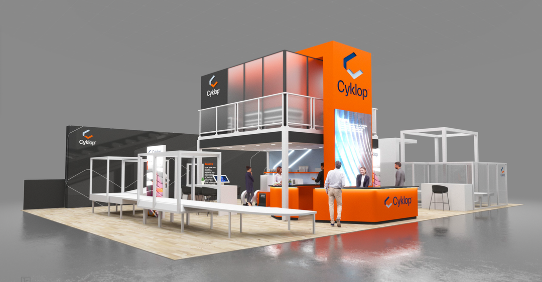 Cyklop tradeshow booth